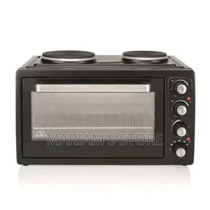 Raf 40l Electric Oven With Dual Hotplates