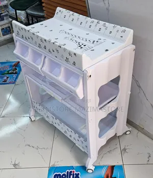 Baby 3-in-1 Diaper Changing Table With Bath Tub Organizer New Born