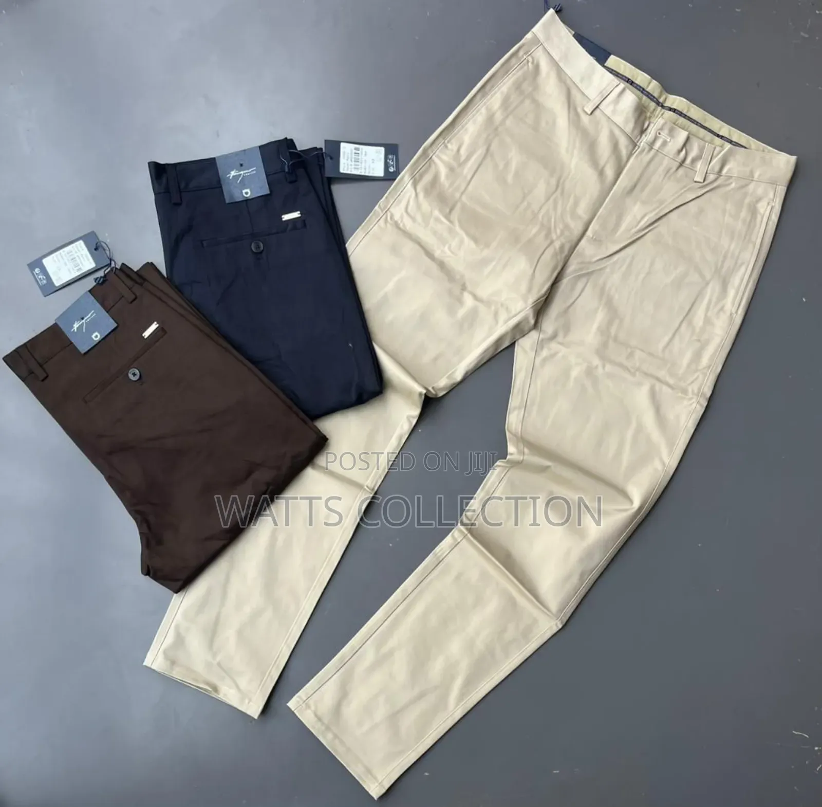 Gentle Khaki Chino Trousers