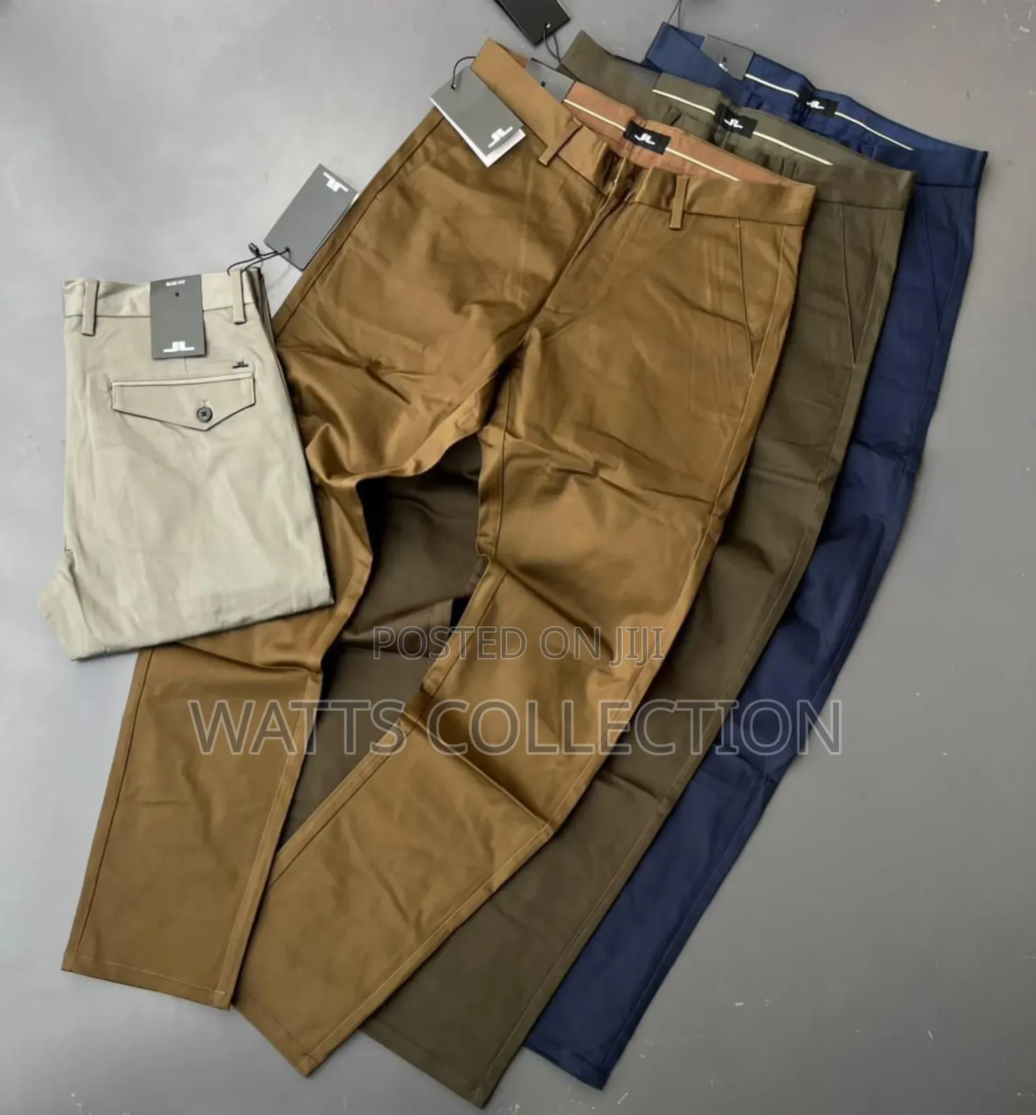 Gentle Khaki Chino Trousers