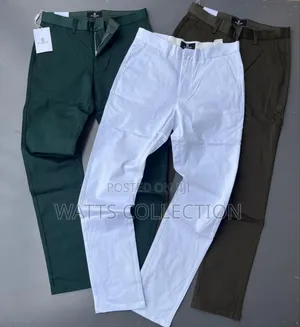 Gentle Khaki Chino Trousers
