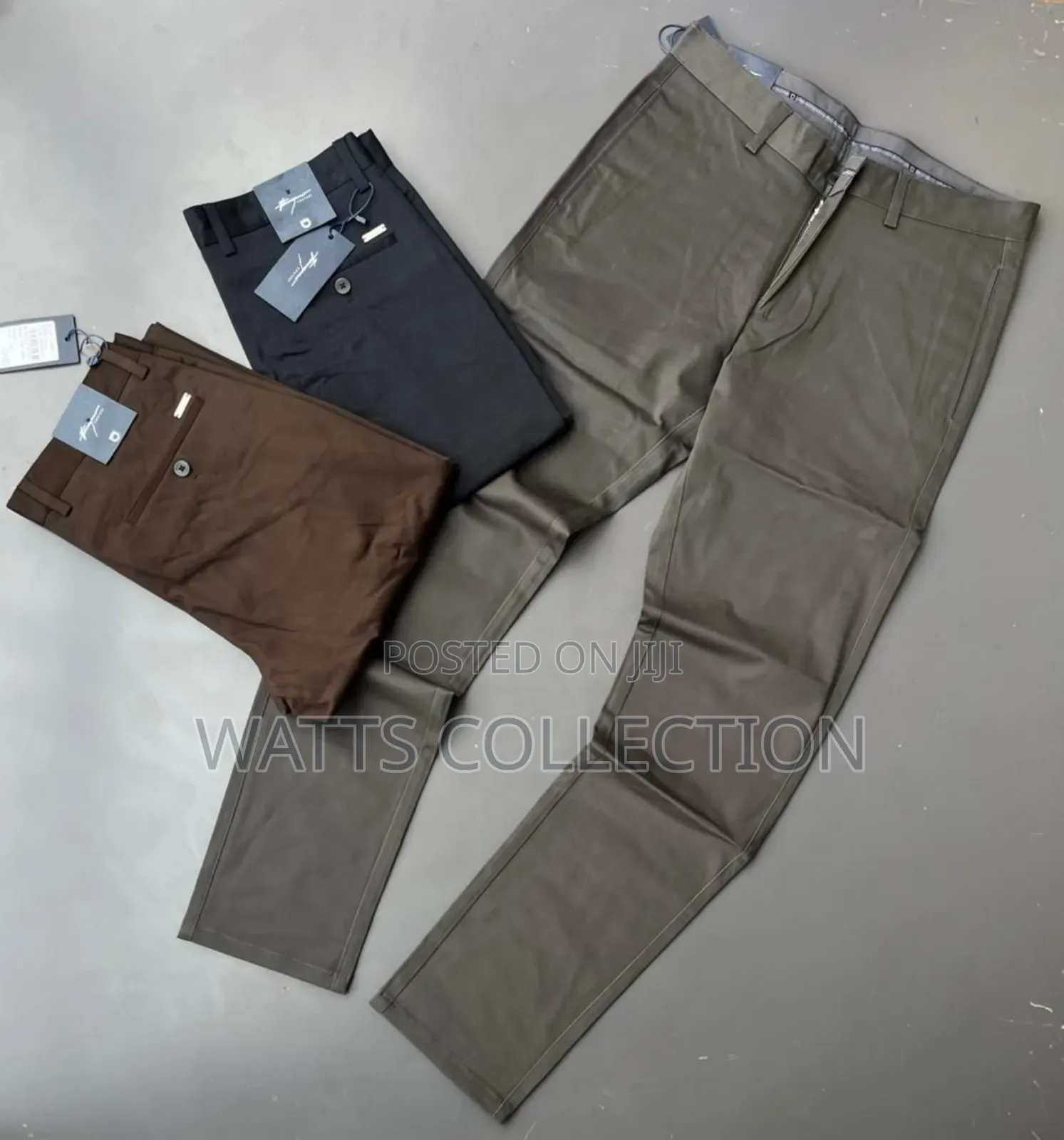 Gentle Khaki Chino Trousers