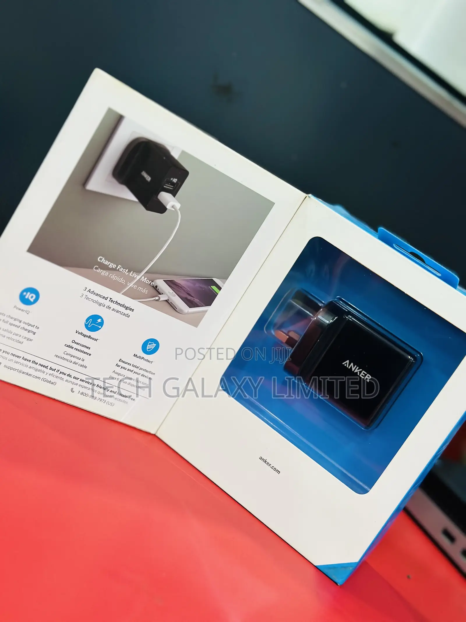 Anker Usb Charger 4.8a/24w 2-Port Usb Wall Charger