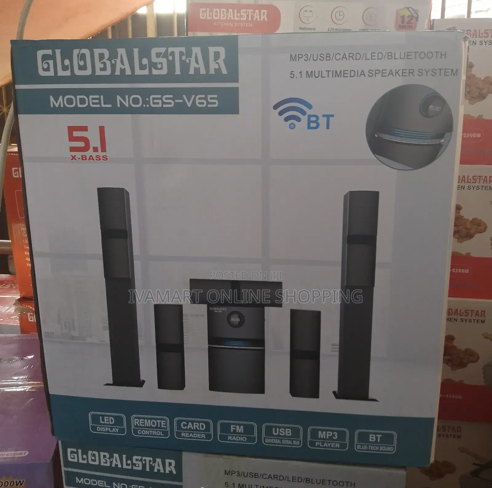 Globalstar Gs-V65 5.1 Multimedia Speaker System - Home Theatre