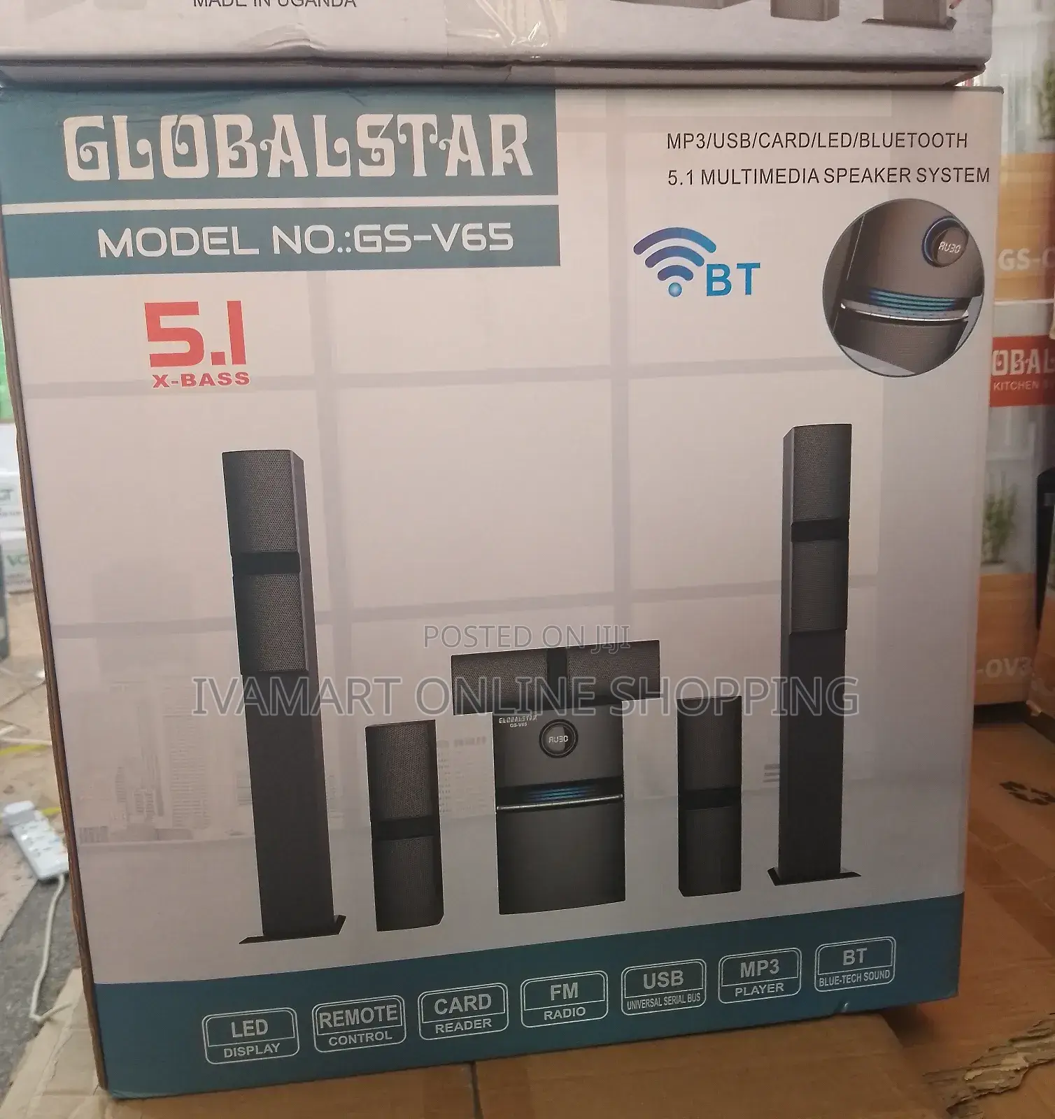 Globalstar Gs-V65 5.1 Multimedia Speaker System - Home Theatre