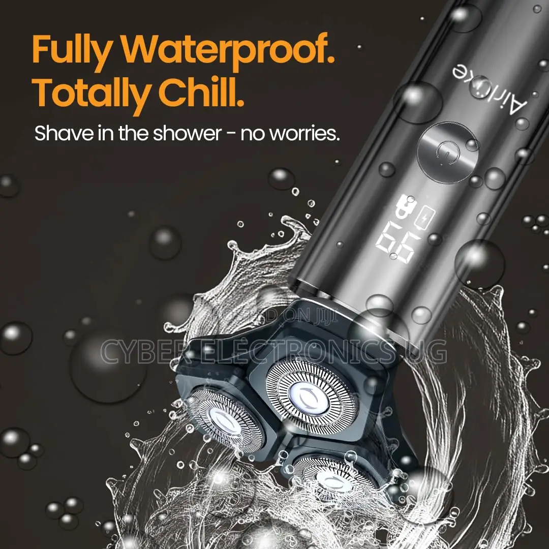 Electric Shaver for Men Use With or Without Foam Rechargeable Shaver