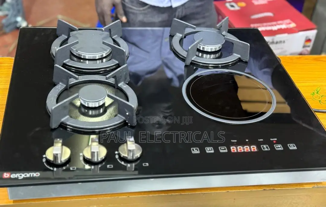 Bergamo Hybrid Cooktop 3 Gas Burners