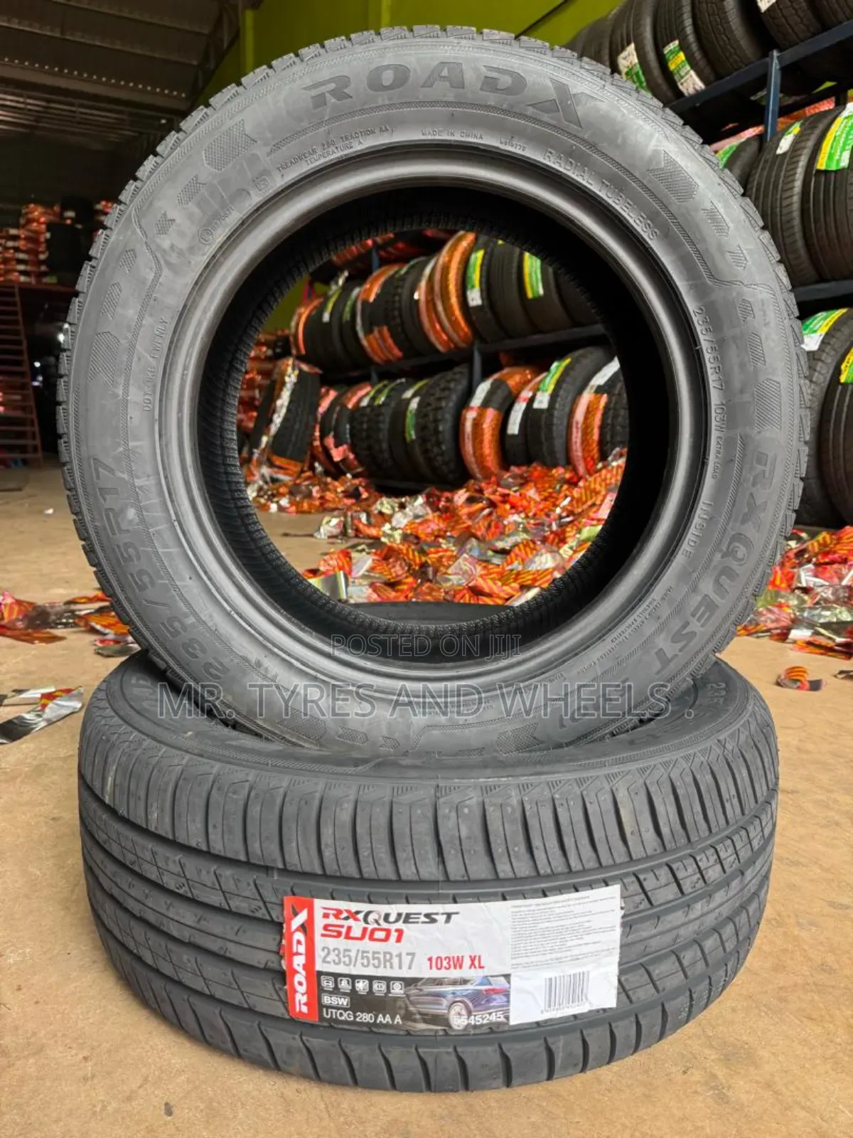 235 55 R17 Roadx Wide Enough To Comfort Ur Car Just Give It To It.