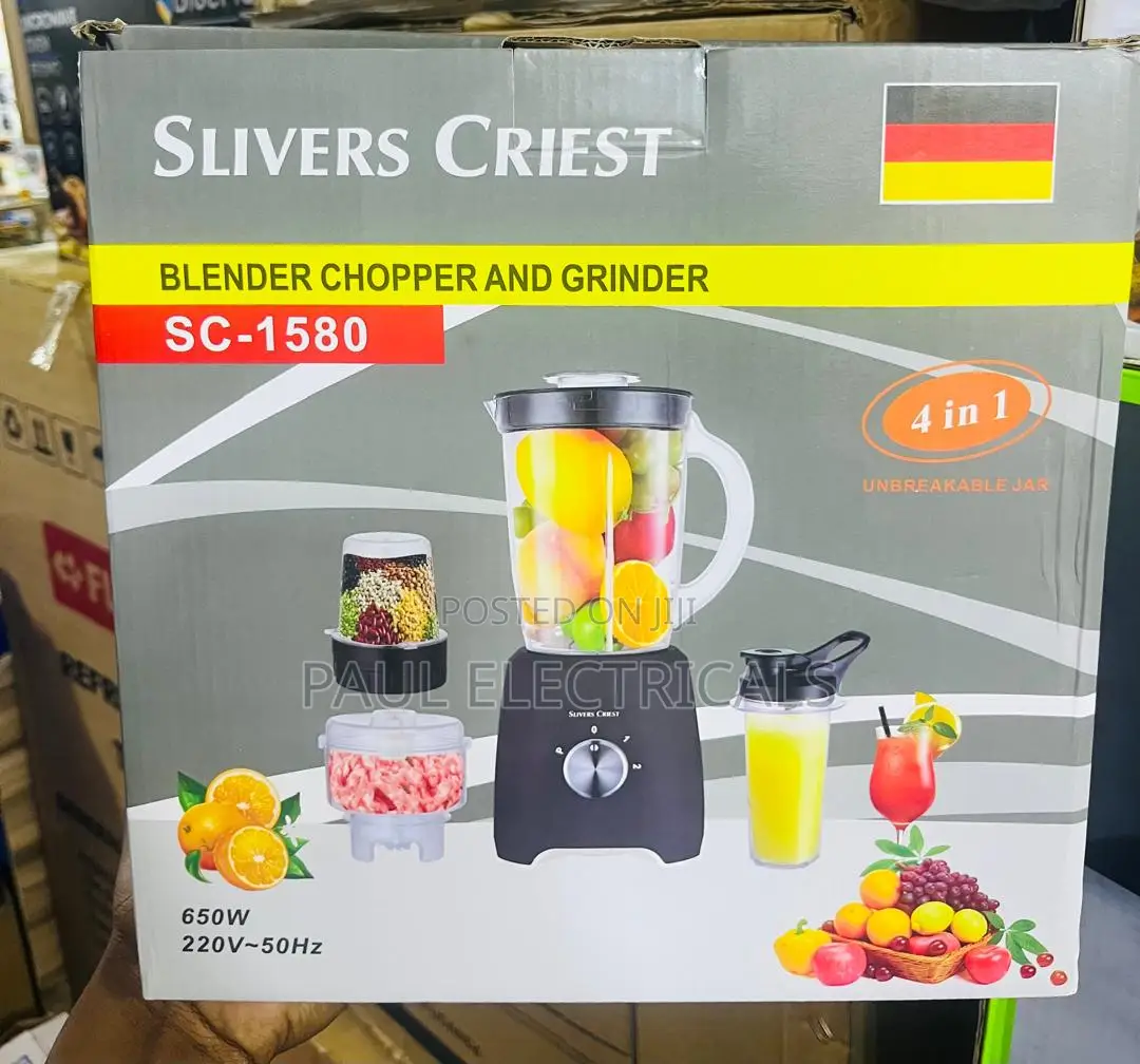 Sliver Criest Blender Chopper and Grinder