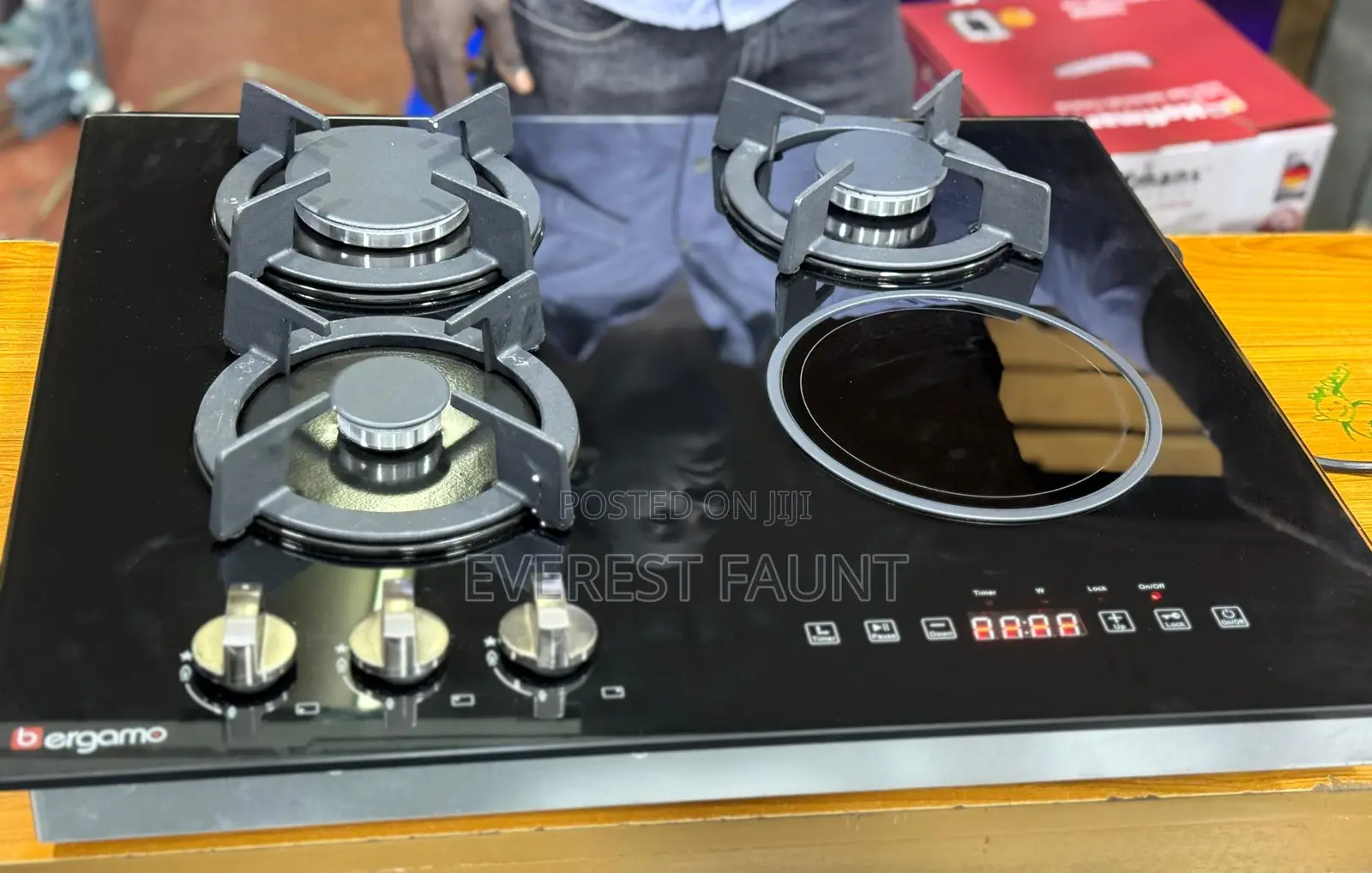 Bergamo Cooker 3 Gas 1 Electric