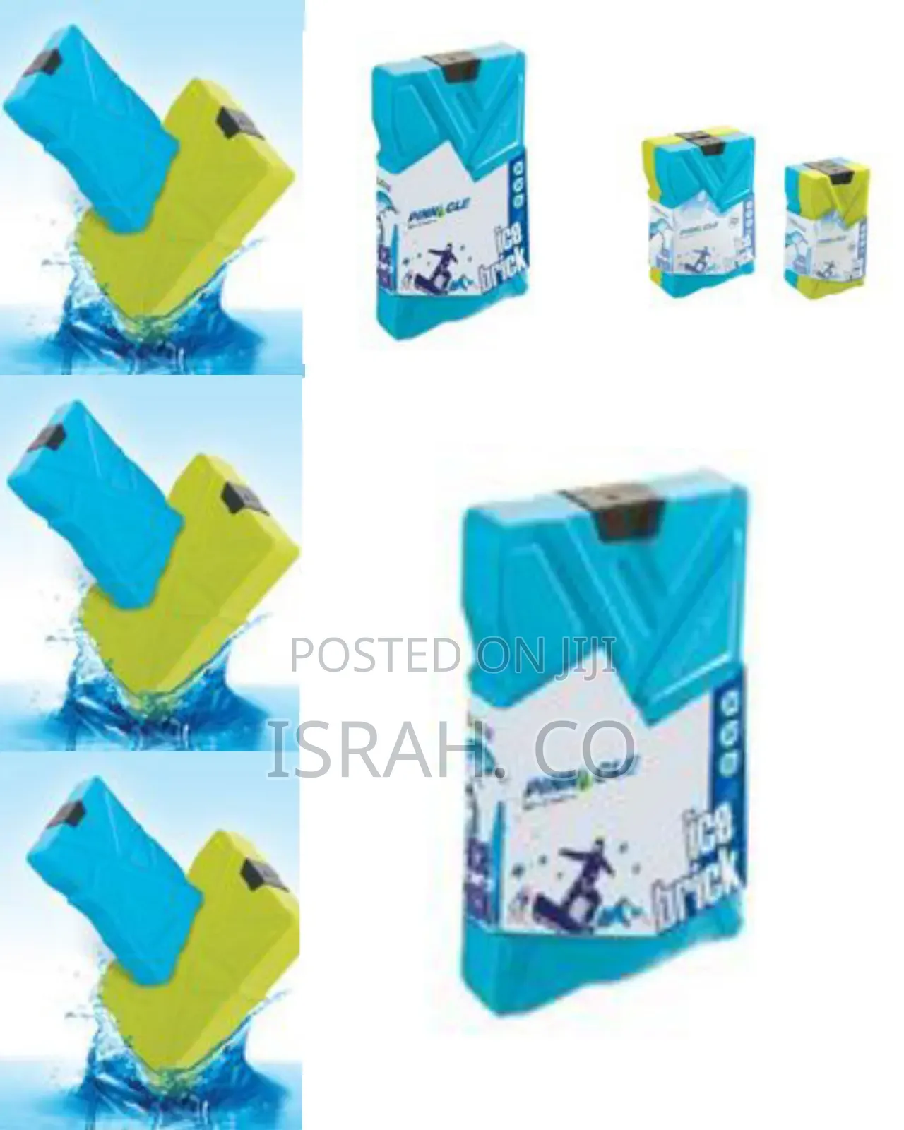 Pinnacle 2 Pack Cooler Ice Packs Brick Freezer Block 600 Ml Reusable