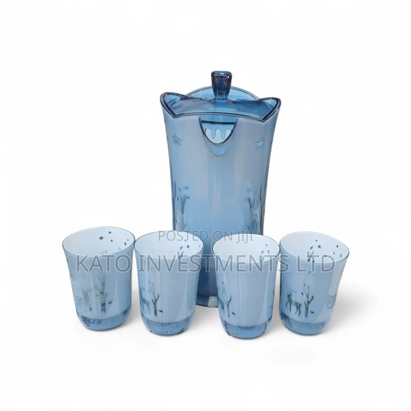 Hard Juice Jar With 4 Glasses