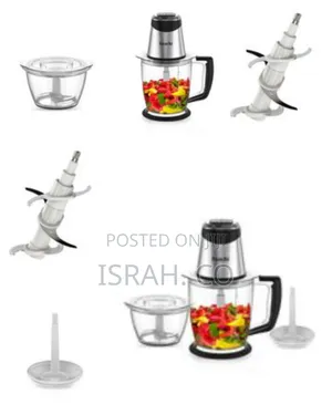 Saachi 1.5l Electric Chopper Egg Beater Bowl Meat Mincer Grinder