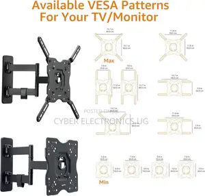 Tv Wall Bracket For 26-55 Inch Swivels Tilts Tv Wall Mount For Flat