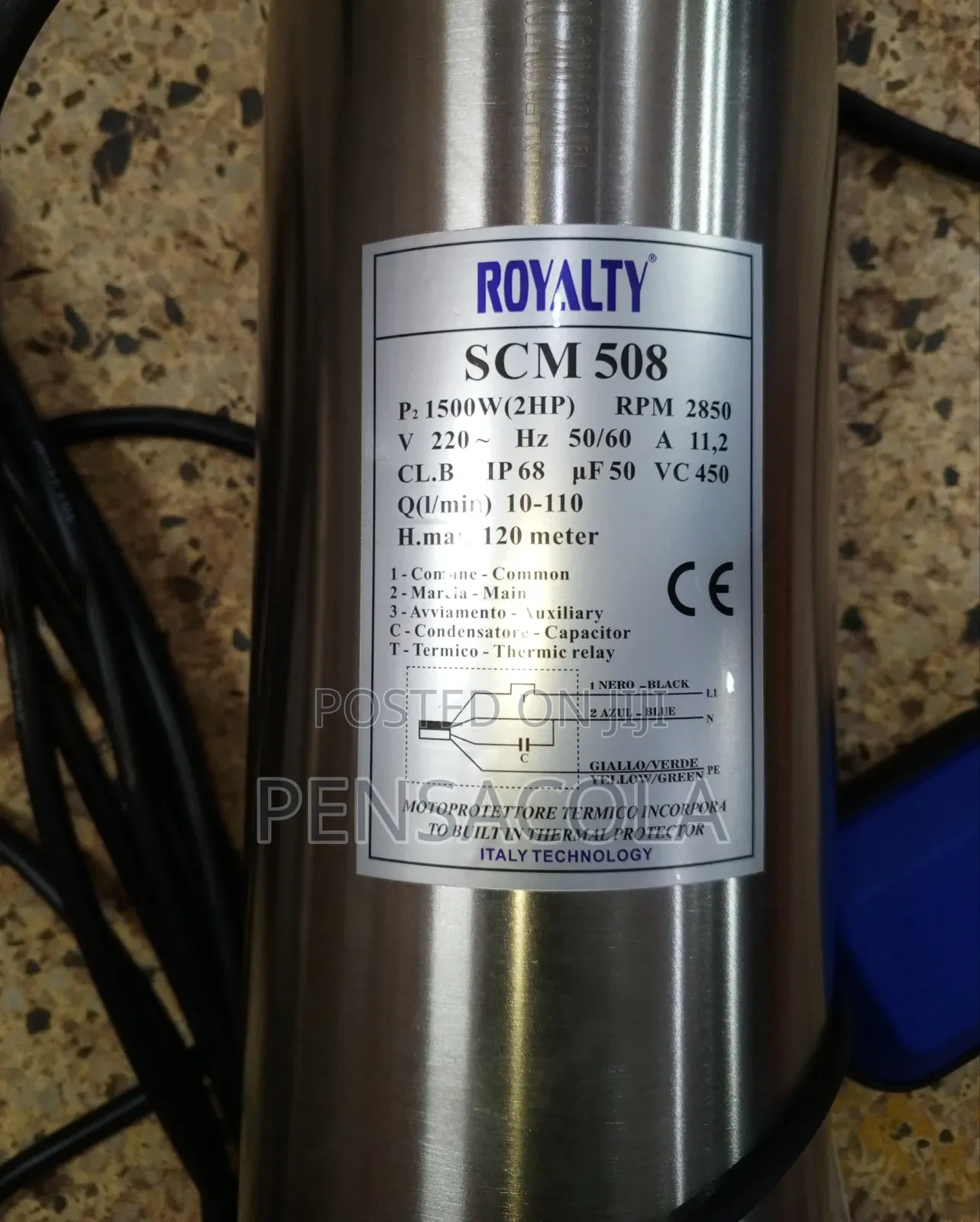 120m / 396 Feet Electric Submersible Water Pump