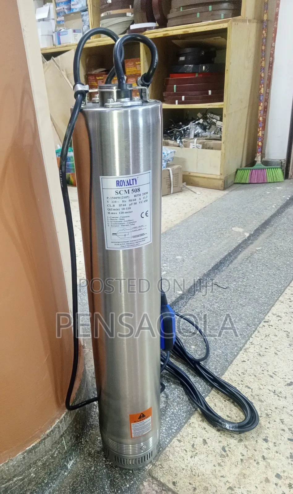 120m / 396 Feet Electric Submersible Water Pump