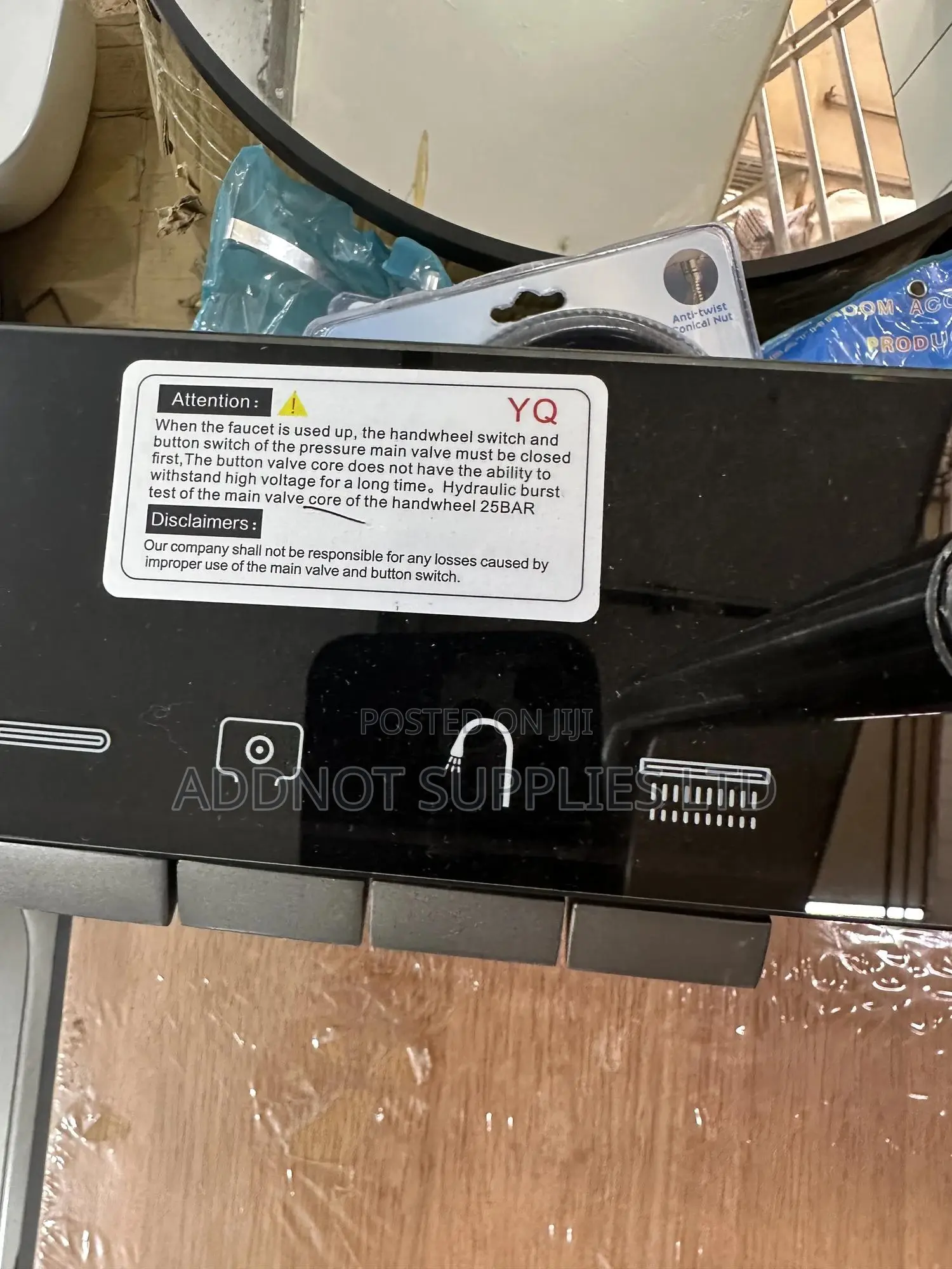 Black Piano Key Digital Display Led Kitchen Sink Set - 750 X 460mm