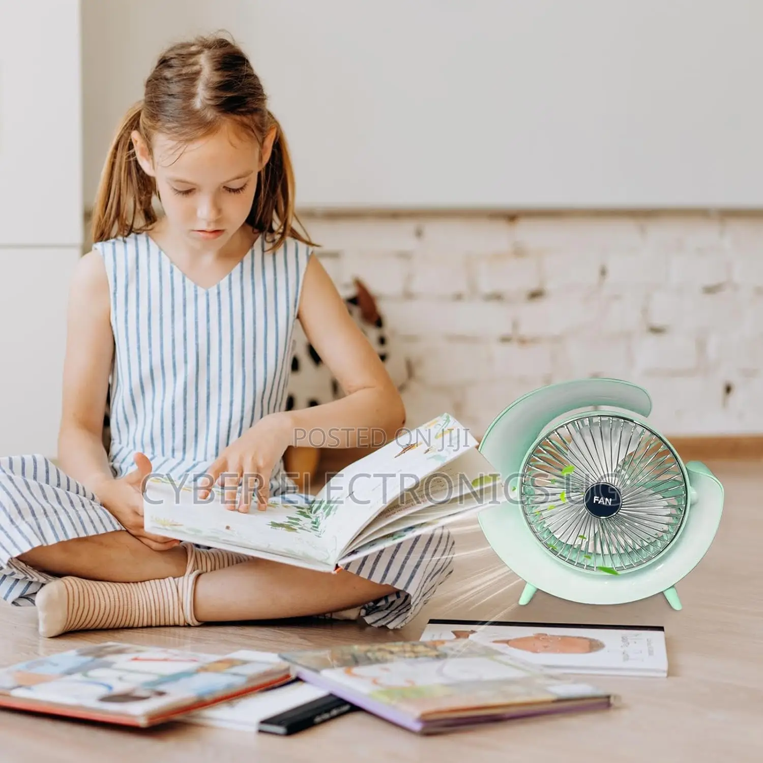 Personal Cooling Air Circulator Fan Rechargeable Table Fan
