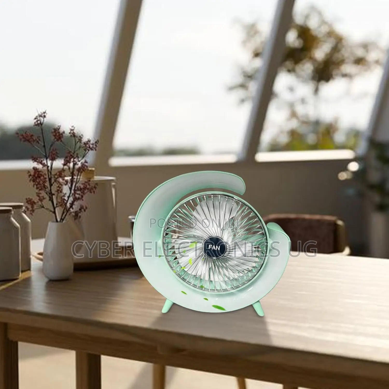 Personal Cooling Air Circulator Fan Rechargeable Table Fan