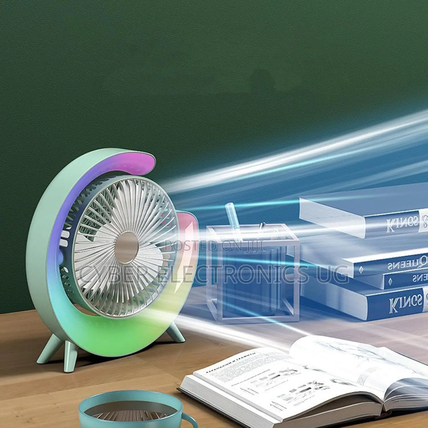 Personal Cooling Air Circulator Fan Rechargeable Table Fan