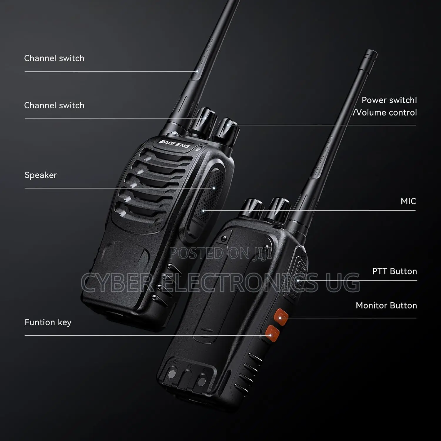 Baofeng Walkie Talkies High-Performance Long Range Two Way Radios
