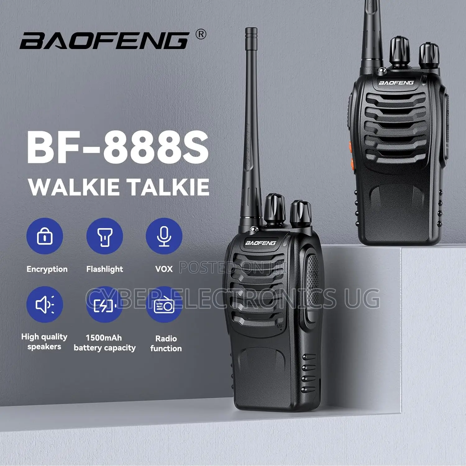 Baofeng Walkie Talkies High-Performance Long Range Two Way Radios