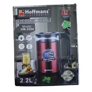 Hoffmans Glass Electric Kettle (Model Hm-2554) - 2000w
