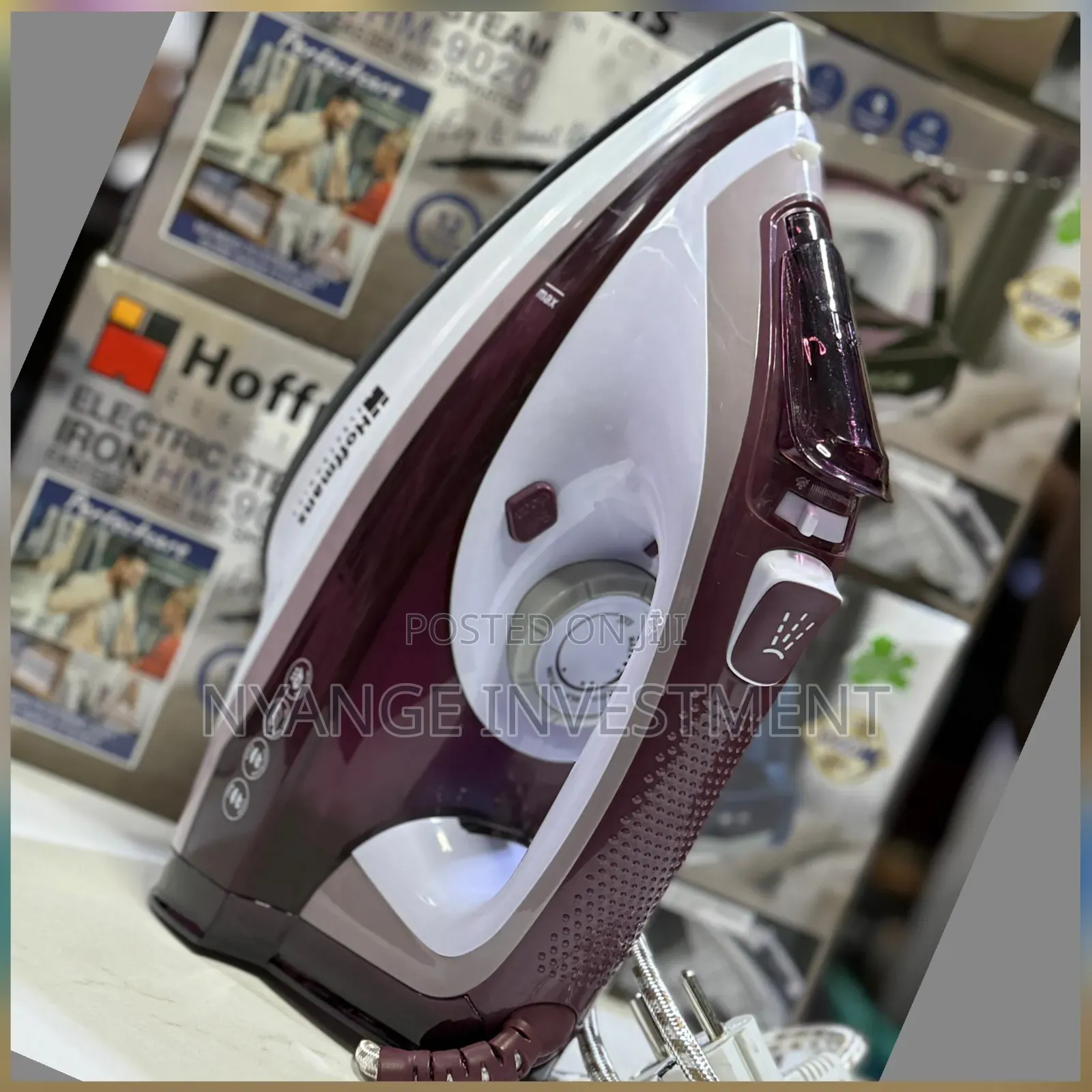 Hoffmans Steam Iron Big Size. Steam Iron
