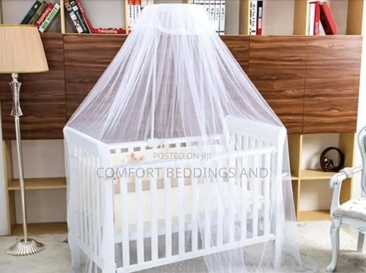Baby Cot Mosquito Net White
