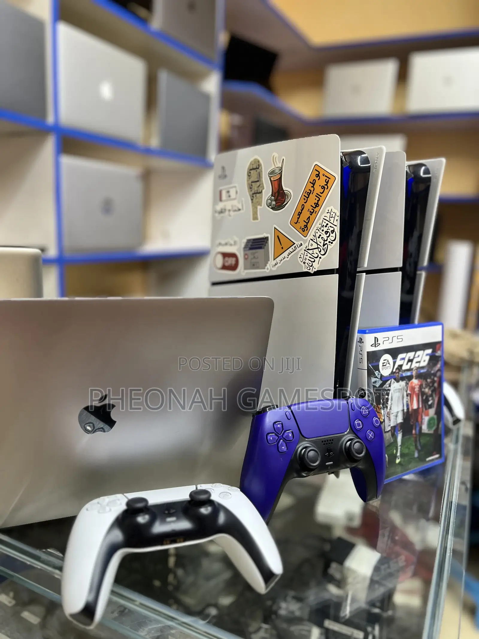 Ps5 Professional Home Setup With 2 Pads and 4 Games Ready to Play