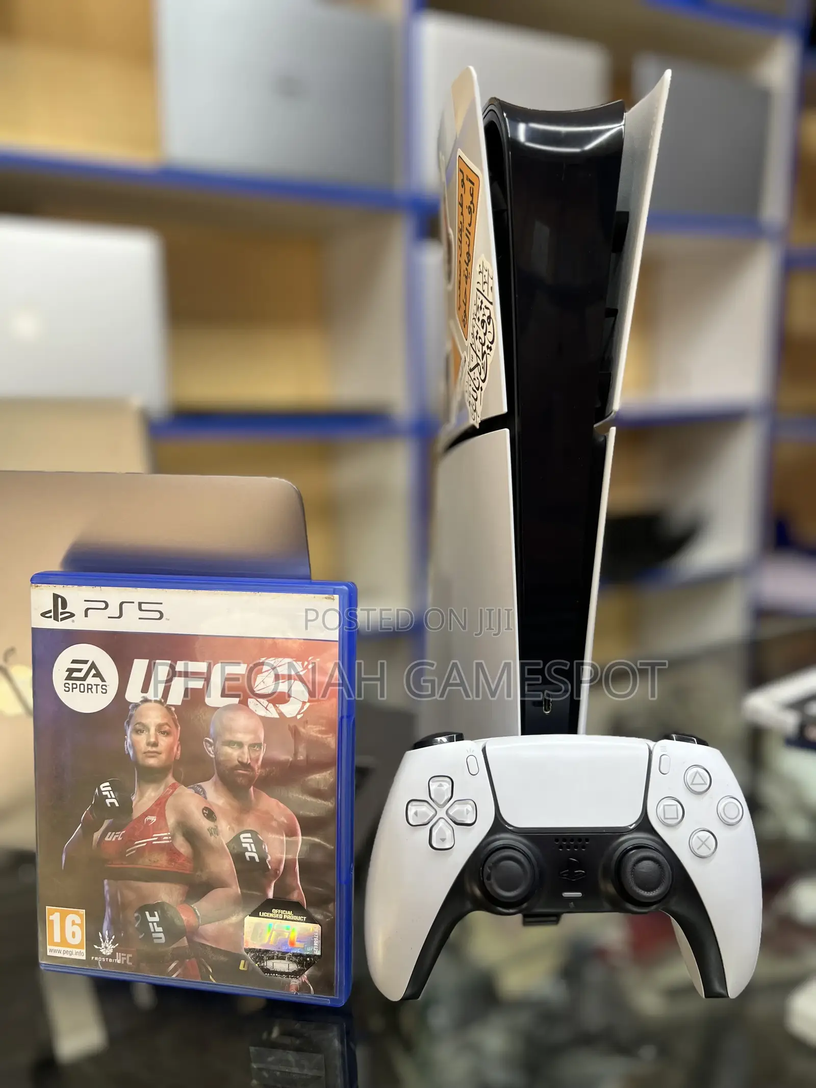 Ps5 Smooth Powerful System With 2 Pads and 2 Games Ready to Play