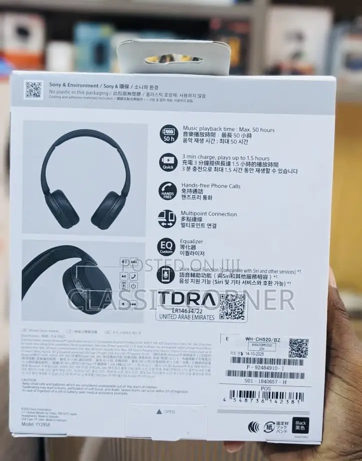 Sony Wh-Chs20 Headphones