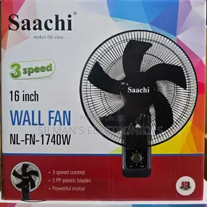 Saachi Wall Fan 16 Inch