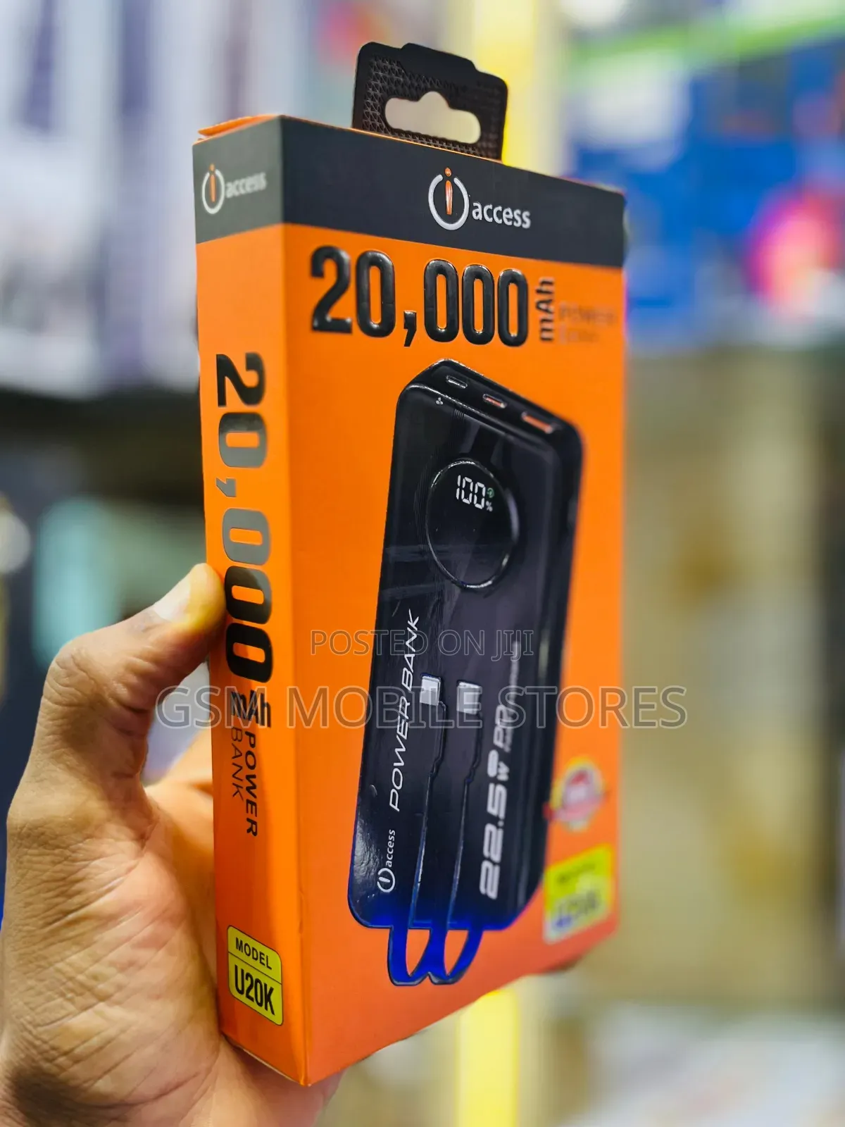 New Ali Access 20000mah High Capacity Super Fast Charging Powerbank