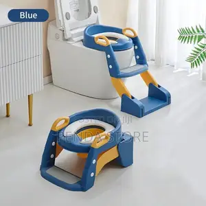3in 1 Kids Potty Trainer And Toilet Ladder – Comfortable Potty Seat