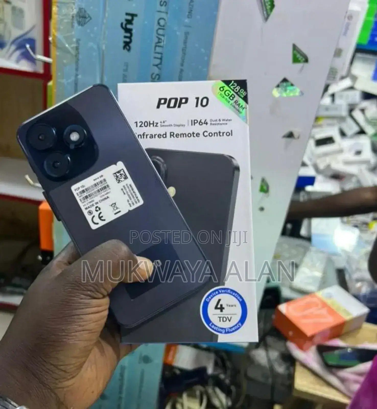 New Tecno Pop 10 128 GB Black