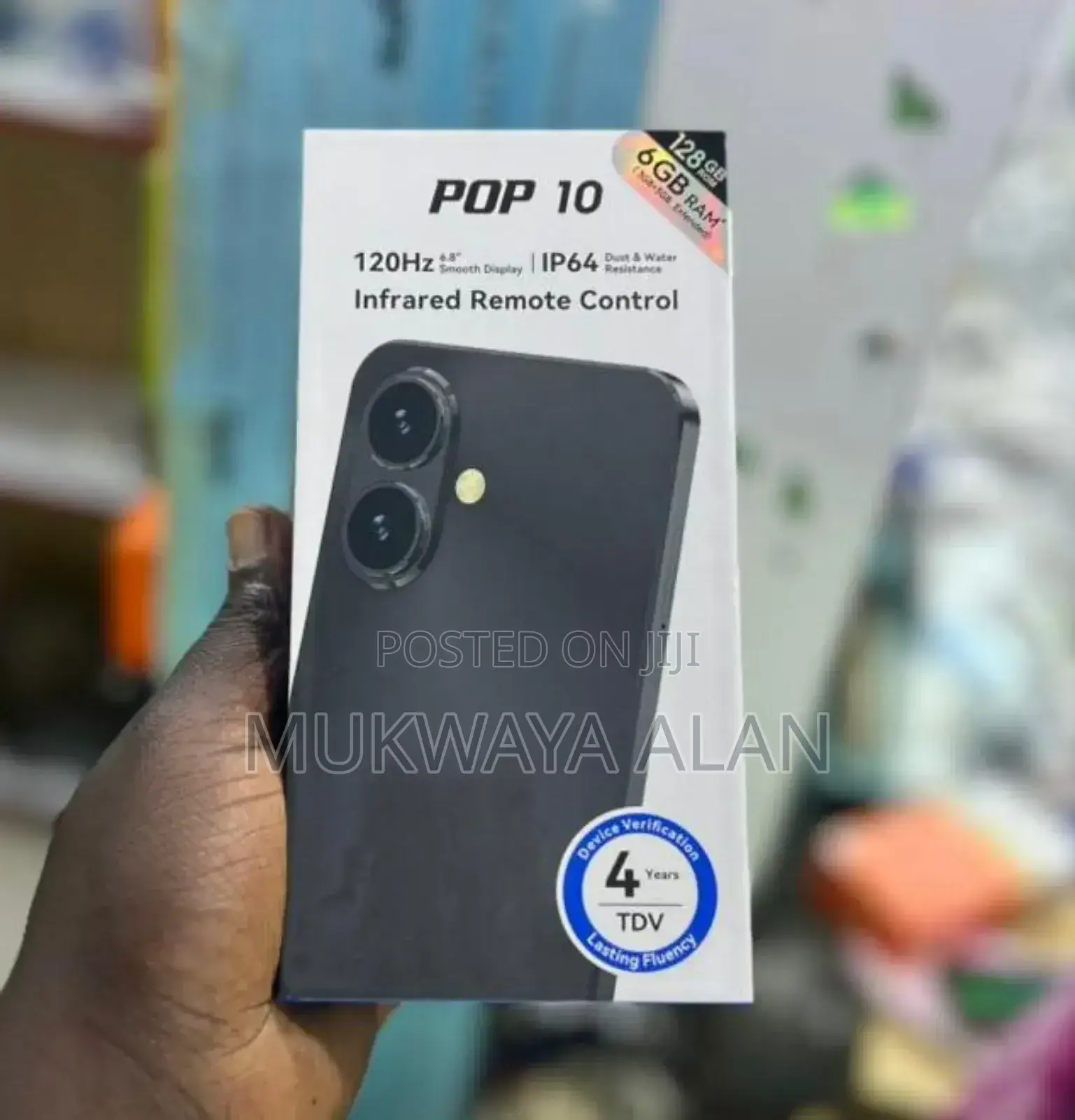 New Tecno Pop 10 128 GB Black