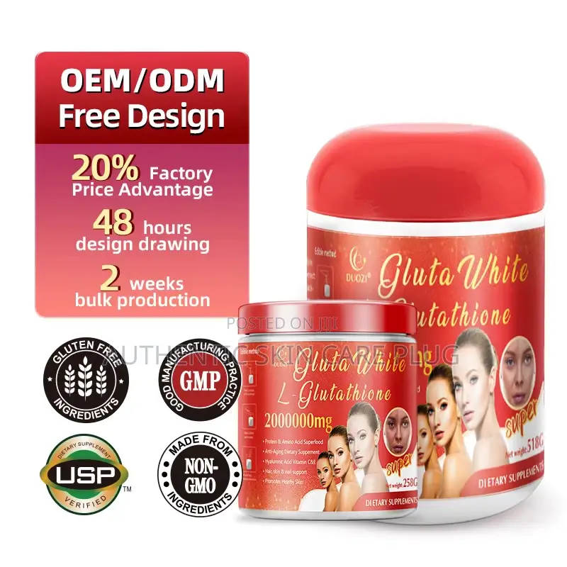 Gluta White Strong Lightening L Glutathione Anti Aging Powder