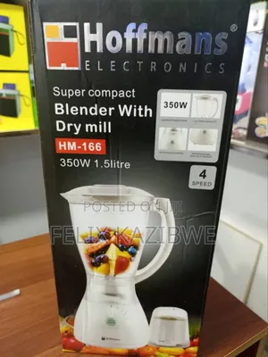 Hoffmans Super Compact Blender With Dry Mill.