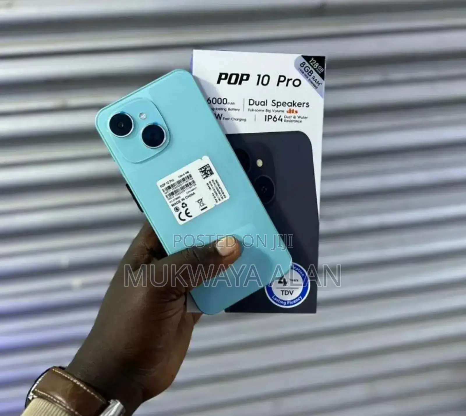 New Tecno Pop 10 Pro 256 GB Blue