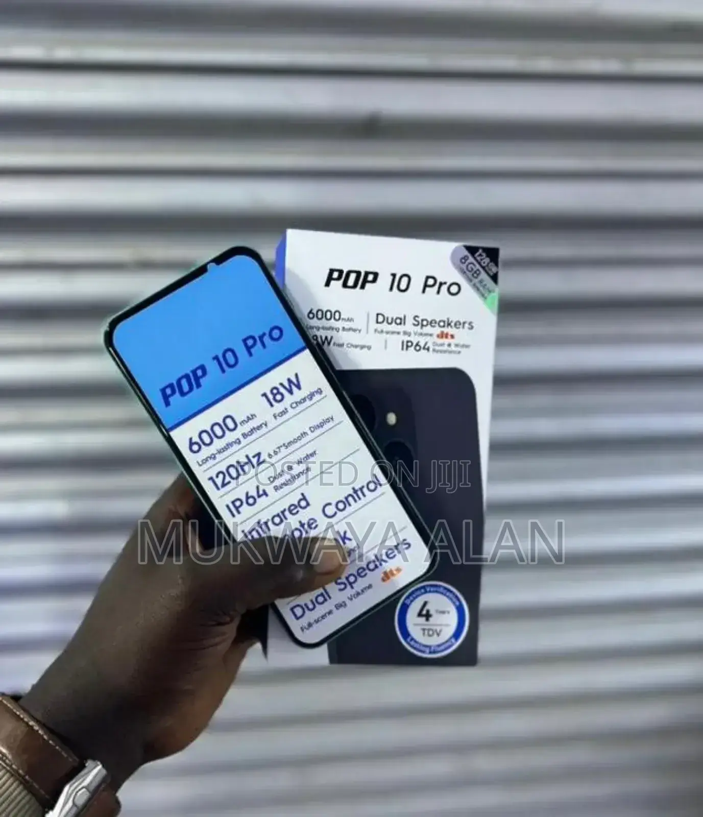 New Tecno Pop 10 Pro 256 GB Blue