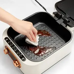 Raf 3-in-1 Hot Pot Grill Electric Cooking Pot, 10 in 1 Multifunctional