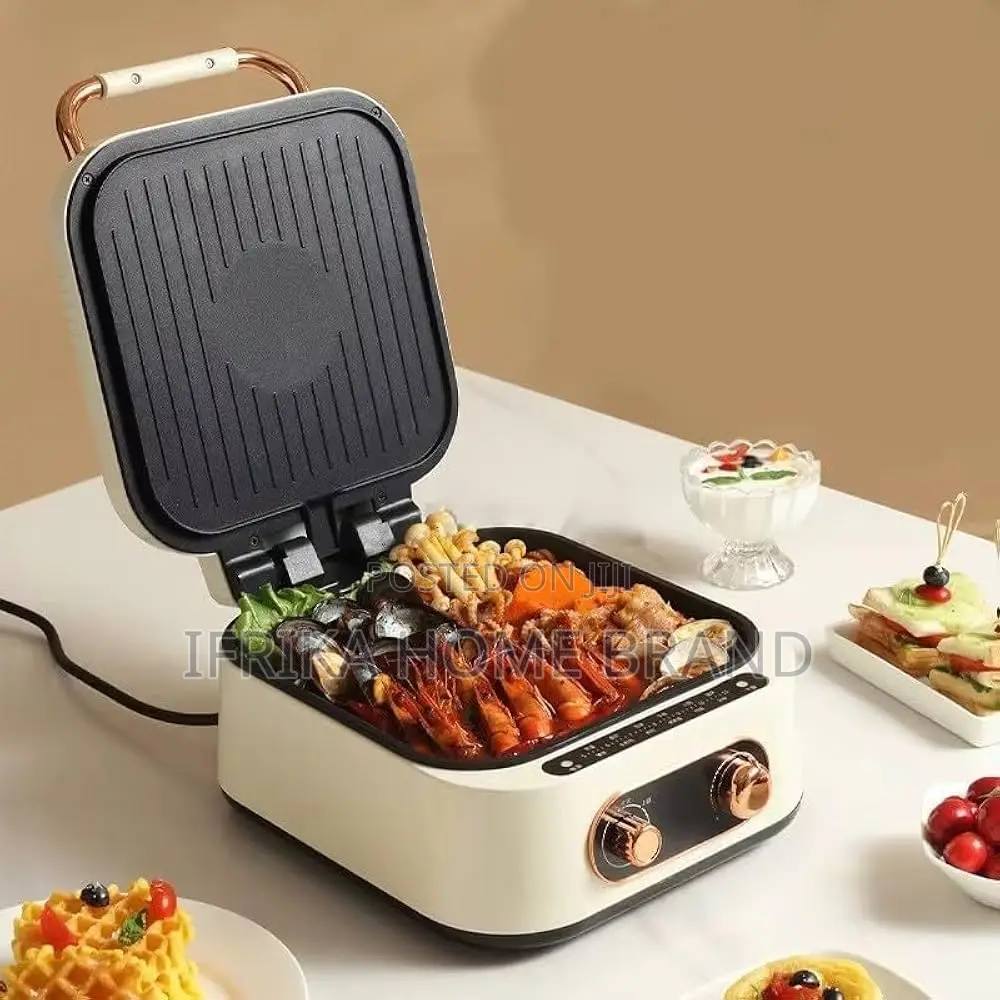 Raf 3-in-1 Hot Pot Grill Electric Cooking Pot, 10 in 1 Multifunctional