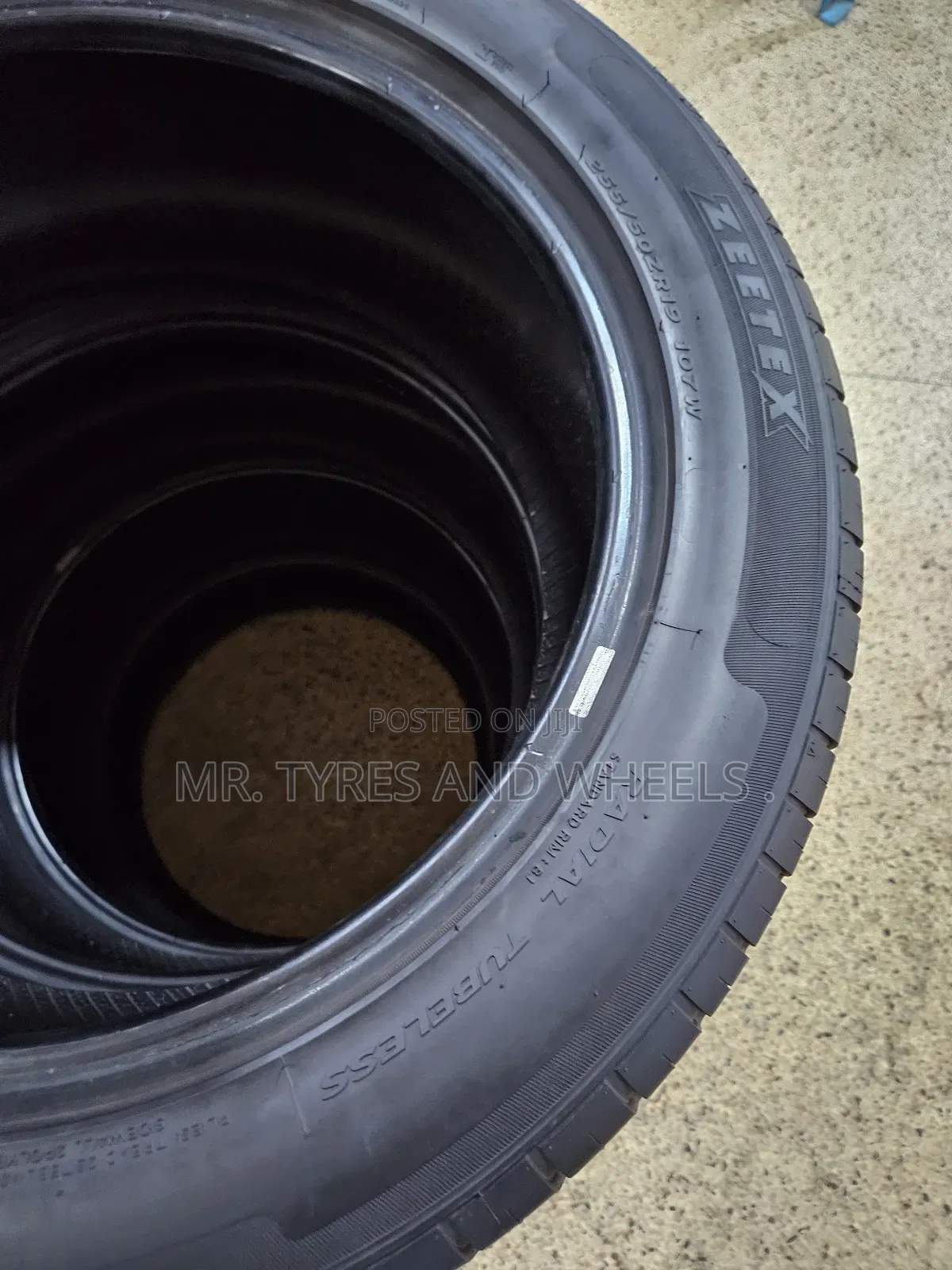 255 50 Zr19 Zeetex  Type Upgrade 4rm The Small Size 2 The Big Size.
