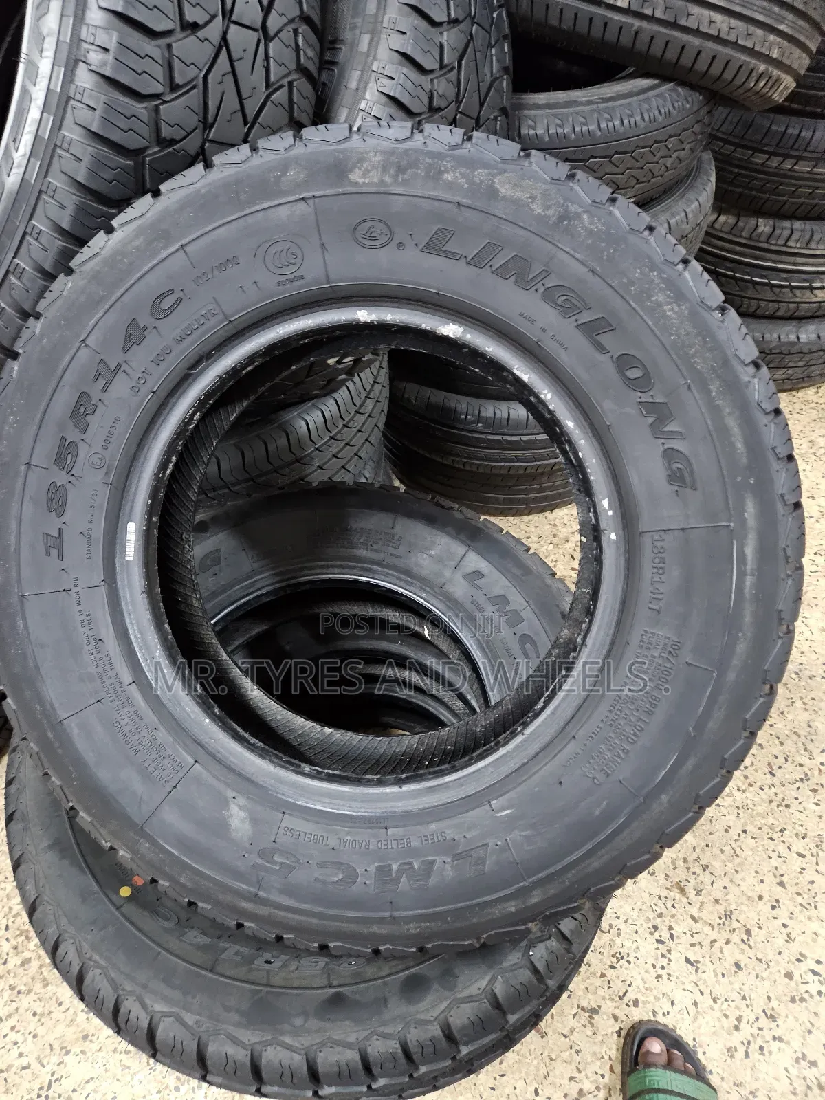 184 R14c Linglong Used But Still Gd Tire Order Now We Deliver At Ur Do