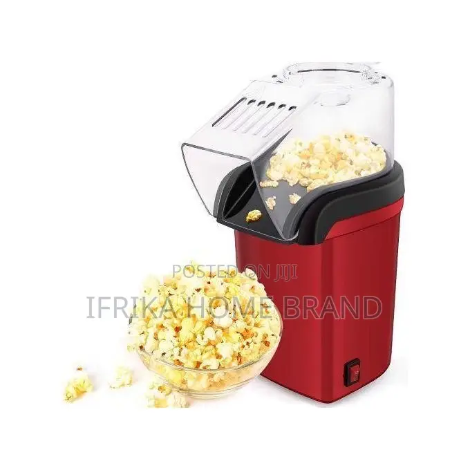 Electric Popcorn Maker Popper Machine - Red.