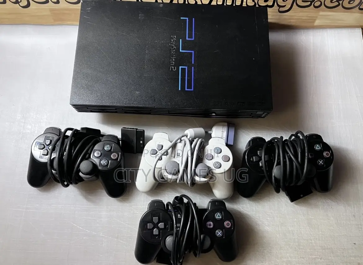 Vintage Sony Playstation 2 Console 2 Controllers