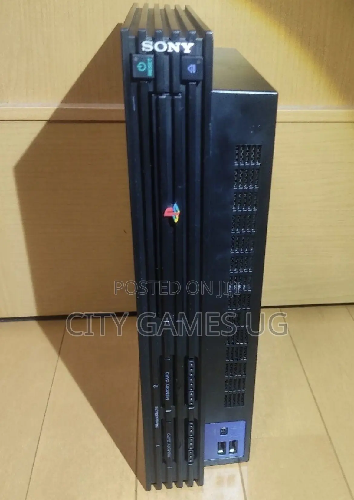 Sony Playstation2 Ps2 Black Game Console Box