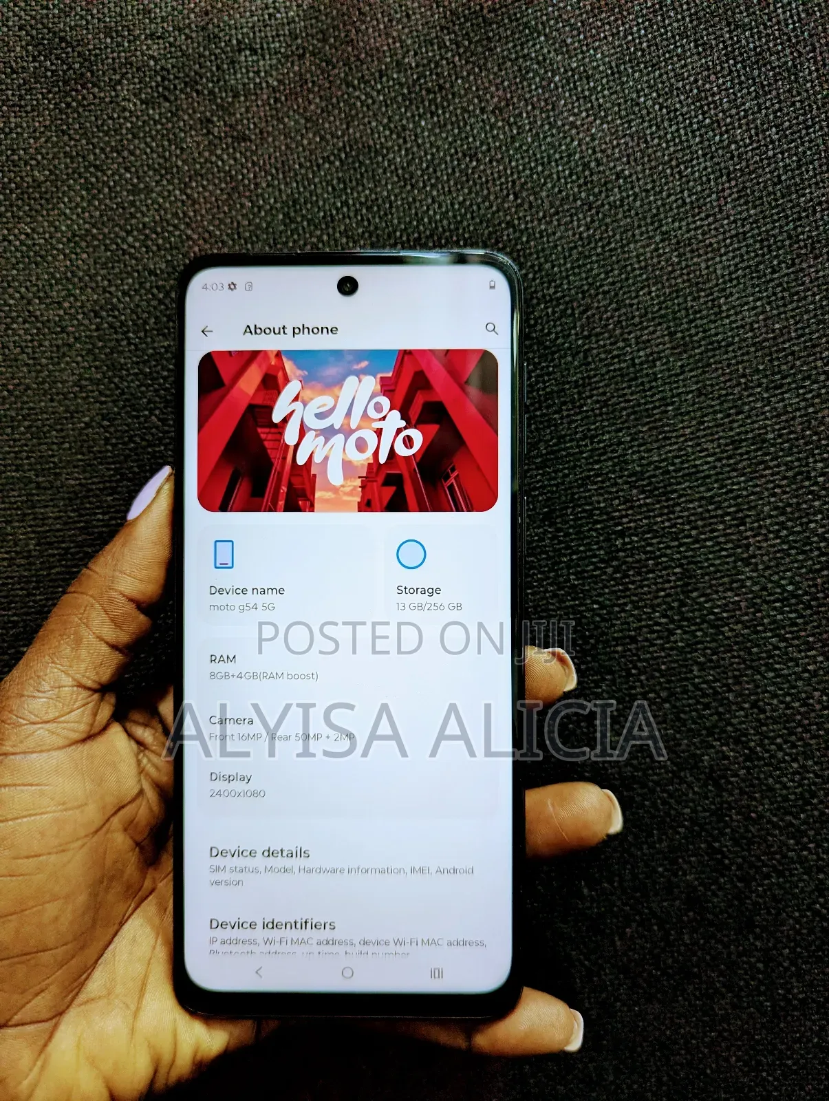 Motorola Moto G54 5G 256 GB