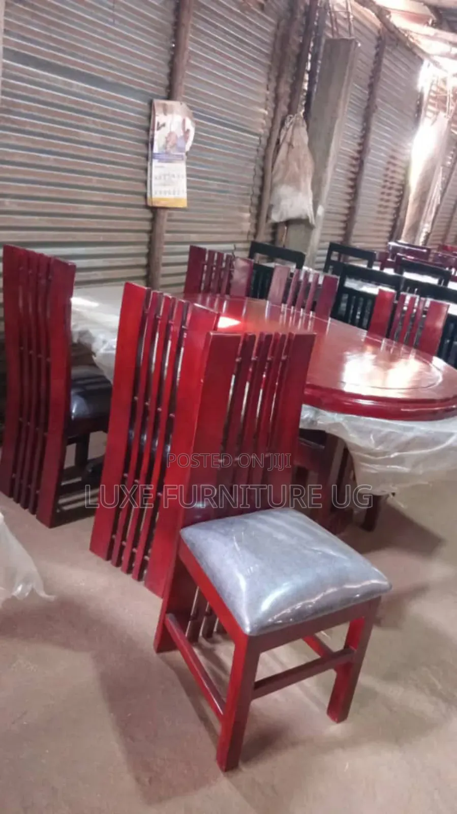6seater Dinning Table/Natural Wood